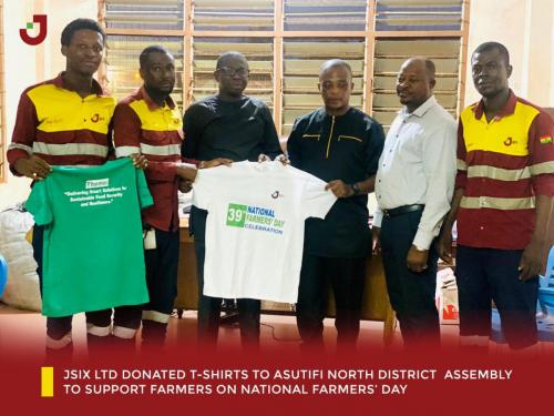 JSIX LTD DONATES T-SHIRTS TO THE ASUTIFI-NORTH ASSEMBLY